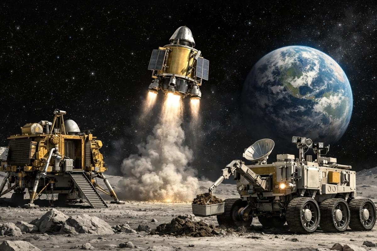 चांद से मिट्टी लाएगा भारत, 25 नहीं अब 350 किलो का होगा रोवर, चंद्रयान-5 के लिए इसरो का 'बाहुबली' प्लान तैयार