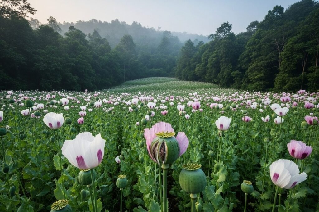 आखिरकार छत्तीसगढ़ में ये क्या हो रहा? दुर्ग के बाद बलरामपुर में भी अफीम की खेती, क्या बोले BJP मंत्री