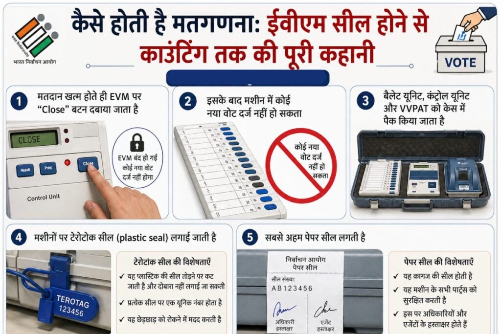 Assembly Election: 17C फॉर्म से VVPAT मिलान तक, EVM की सीलिंग से स्‍ट्रॉन्‍ग रूम का सफर, जानें काउंटिग का पूरा प्रोटोकॉल
