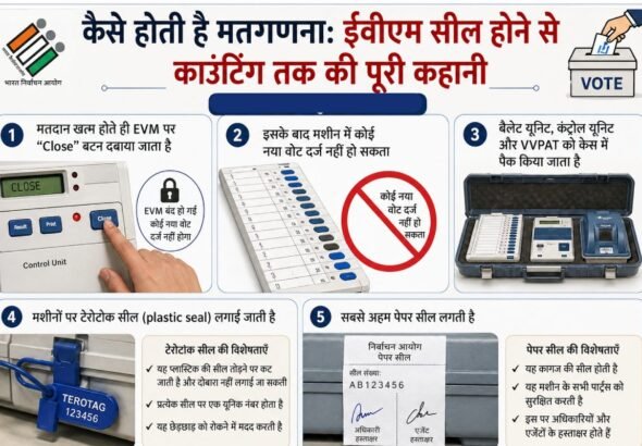 Assembly Election: 17C फॉर्म से VVPAT मिलान तक, EVM की सीलिंग से स्‍ट्रॉन्‍ग रूम का सफर, जानें काउंटिग का पूरा प्रोटोकॉल