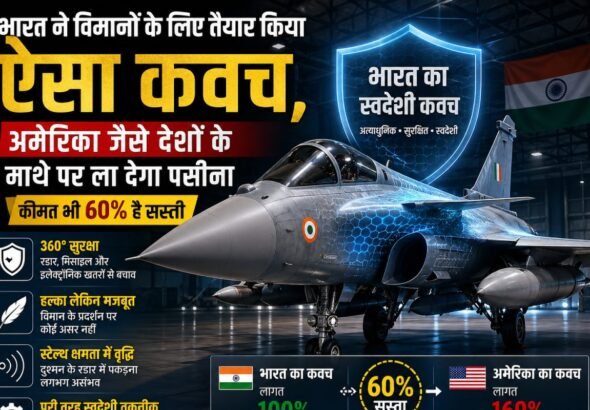 भारत ने एयरक्राफ्ट्स के लिए तैयार किया ऐसा कवच, अमेरिका जैसे देशों के माथे पर ला देगा पसीना, कीमत भी 60% है सस्‍ती