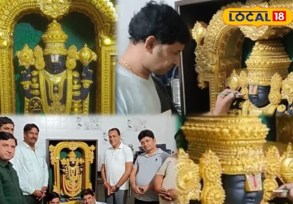 अद्भूत... मिट्टी में जीवंत दिखे तिरुपति बालाजी! भीलवाड़ा के शिल्पकार की कला सोशल मीडिया पर हो रही वायरल