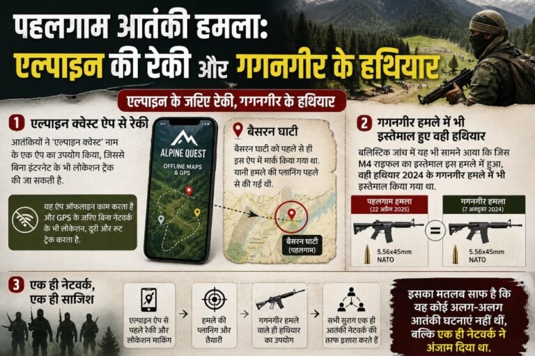 एल्पाइन की रेकी और गगनगीर के हथियार... जानें सीमा पार से झोपड़ी तक कैसे बुनी गई पहलगाम अटैक की खौफनाक साजिश