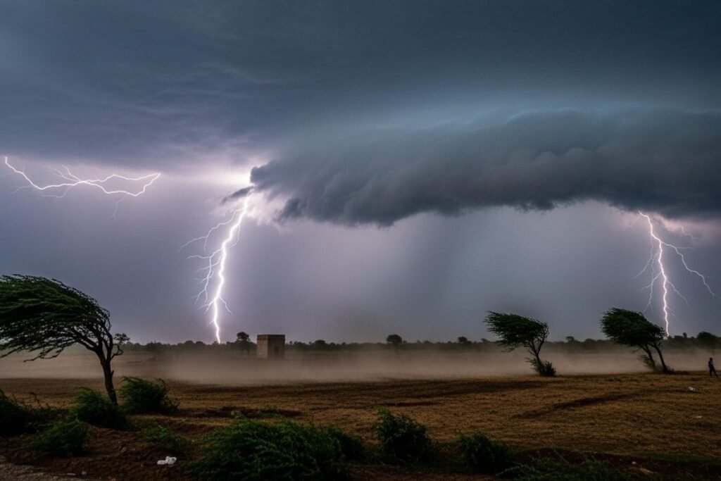 80KM की आंधी, UP-बिहार समेत 19 राज्यों में थंडरस्टॉर्म; कहीं आग बरसाएगा मौसम, कहीं तूफानी बारिश: IMD अलर्ट